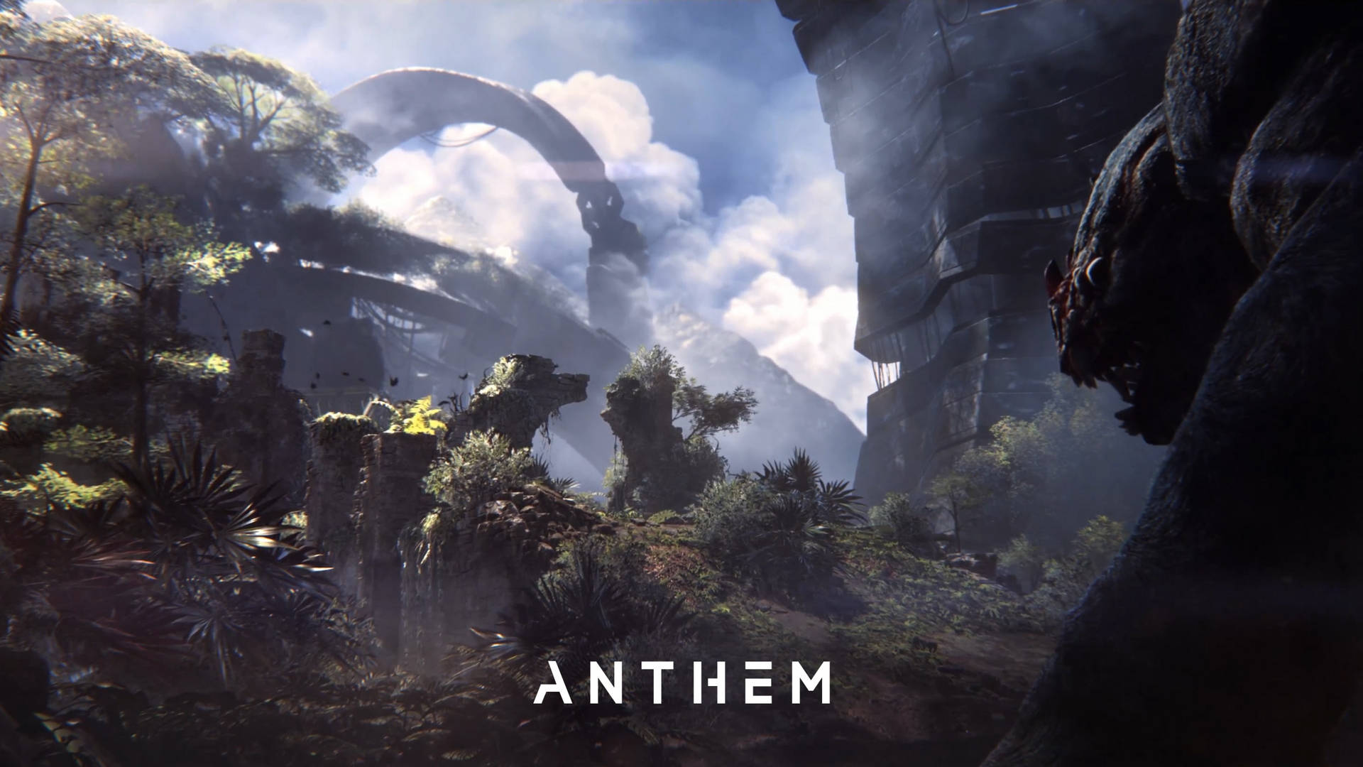 Stunning View Of Anthem Game On 4k Ultra Hd Background