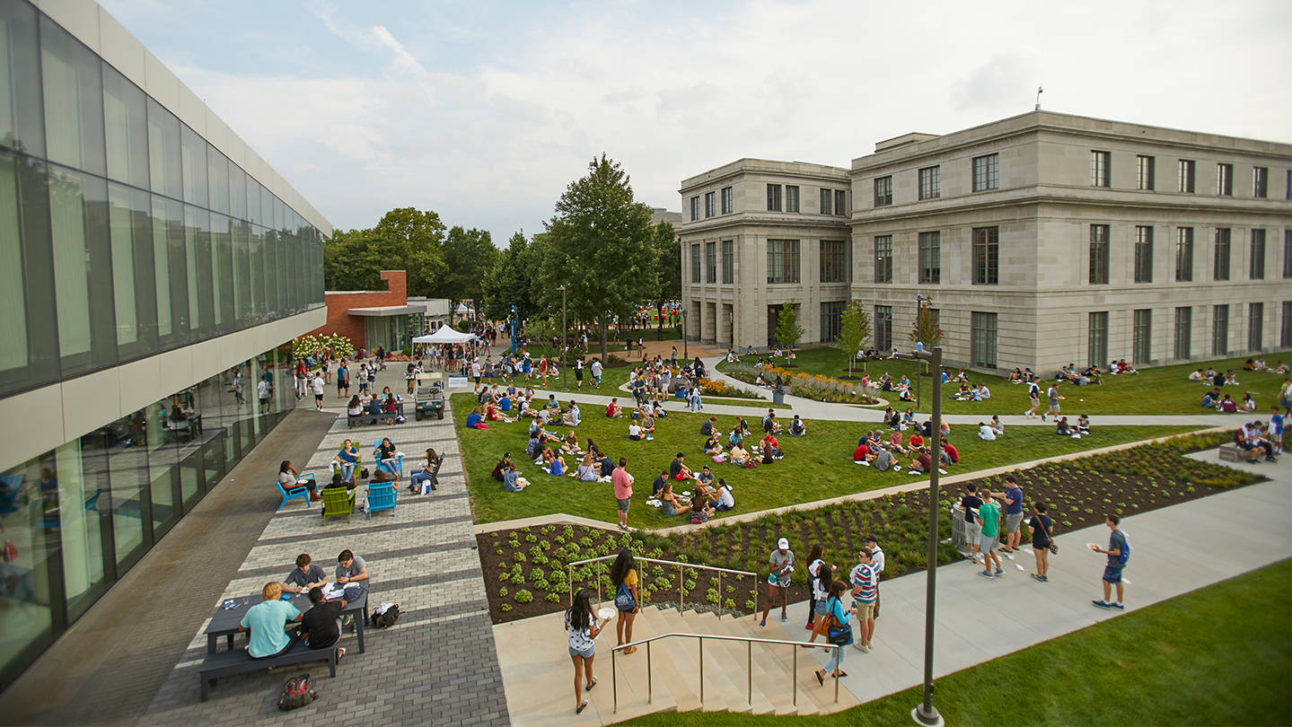 Stunning View Of Case Western Reserve University Quad