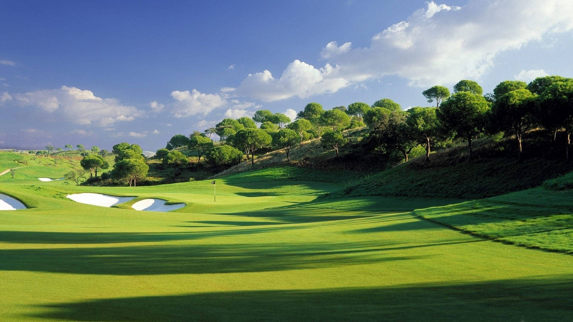 Stunning View Of Monte Rei Golf Course Background