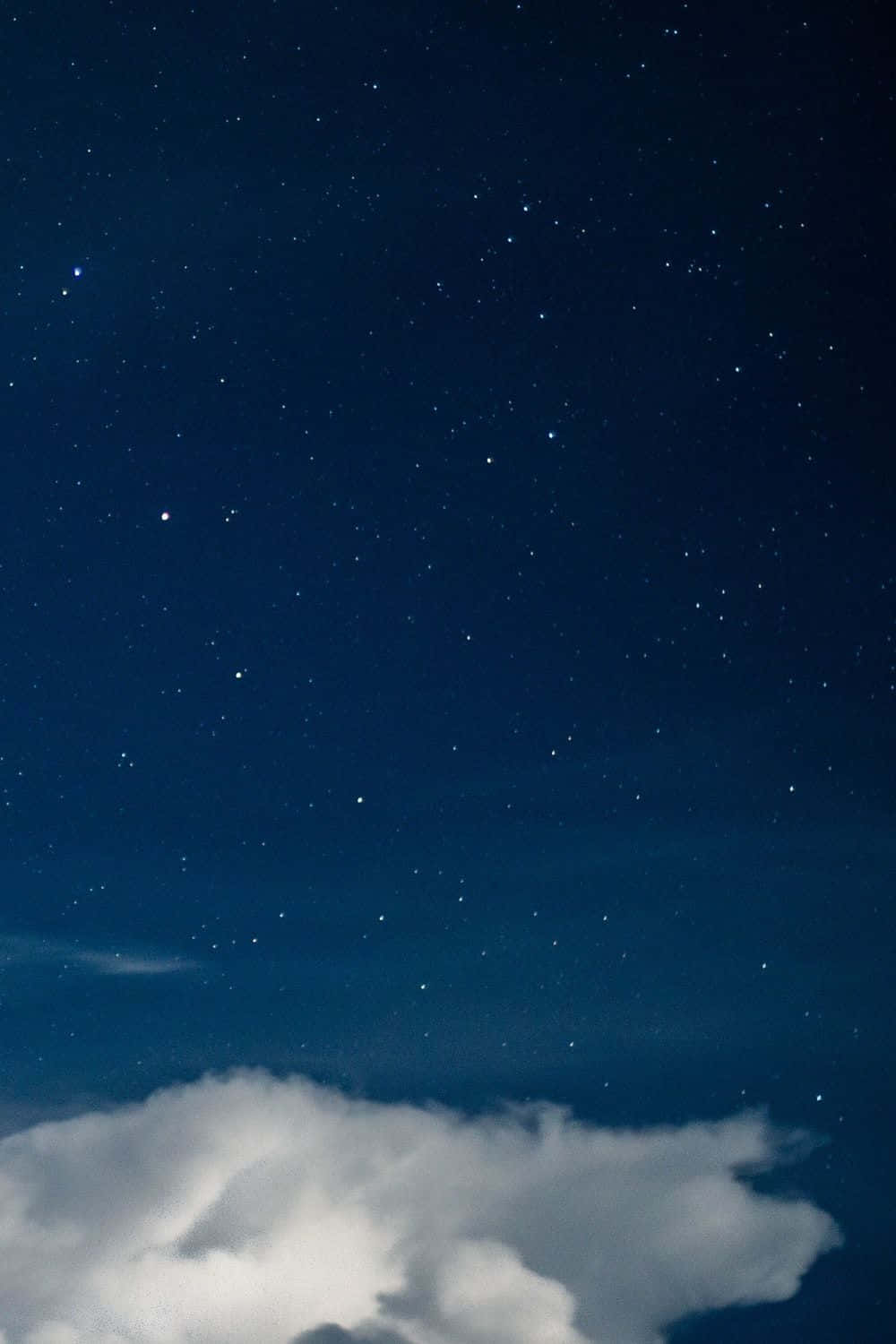 Stunning View Of The Moon And Stars From Your Phone Background