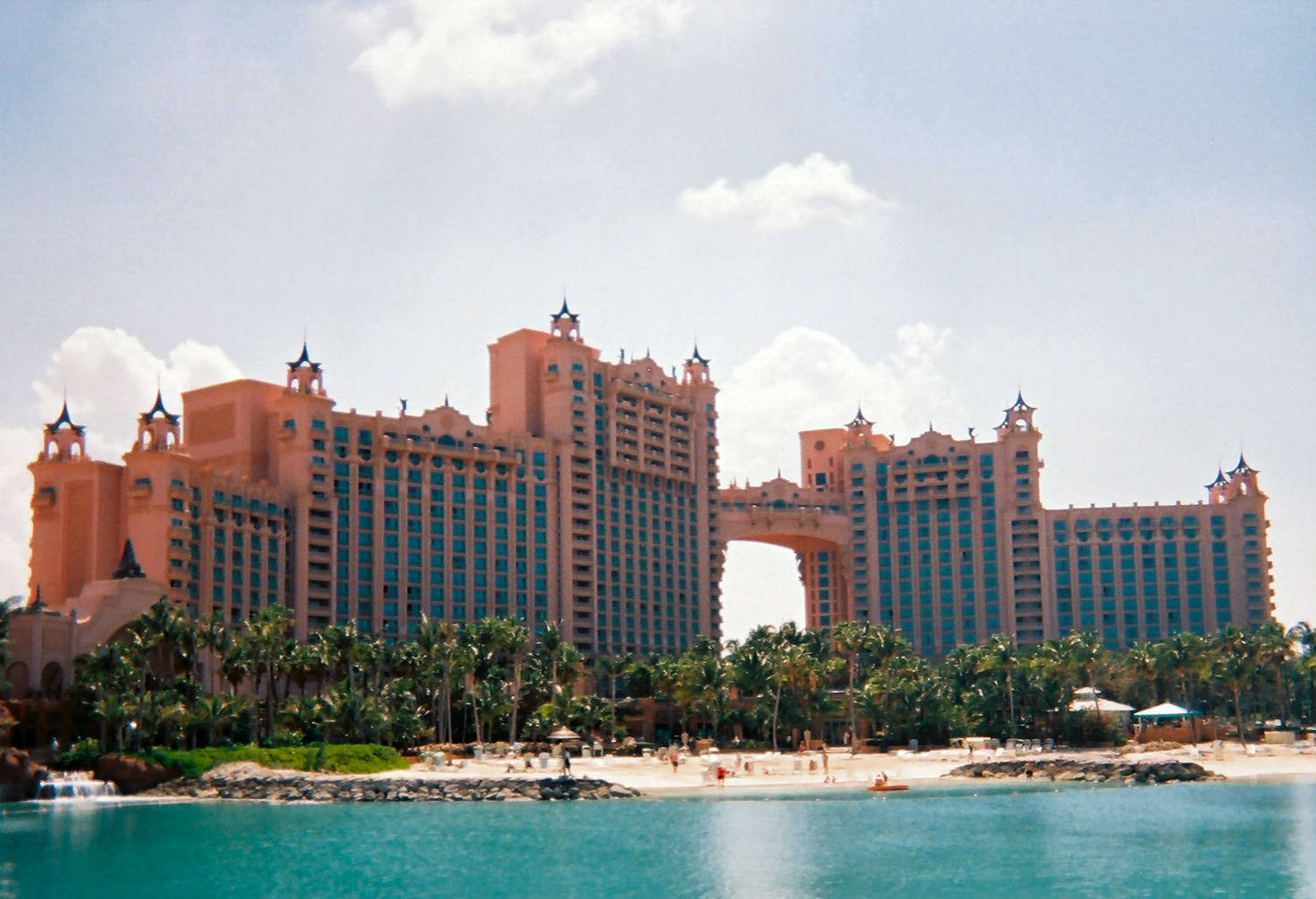 Stunning View Of The Royal Resort In Nassau, Bahamas Background