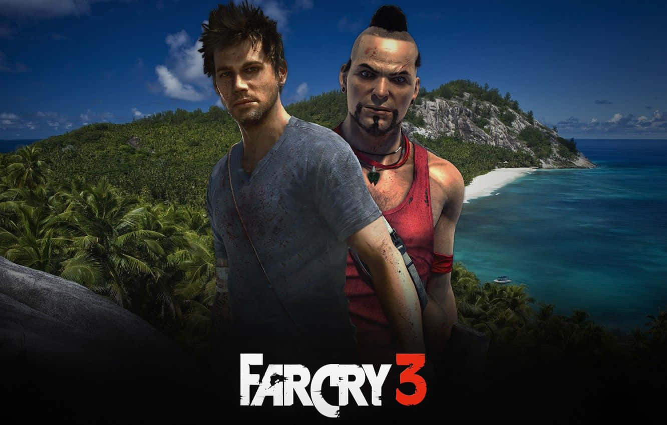 Stunning View Of The Vibrant And Mysterious Rook Island In Far Cry 3 Background