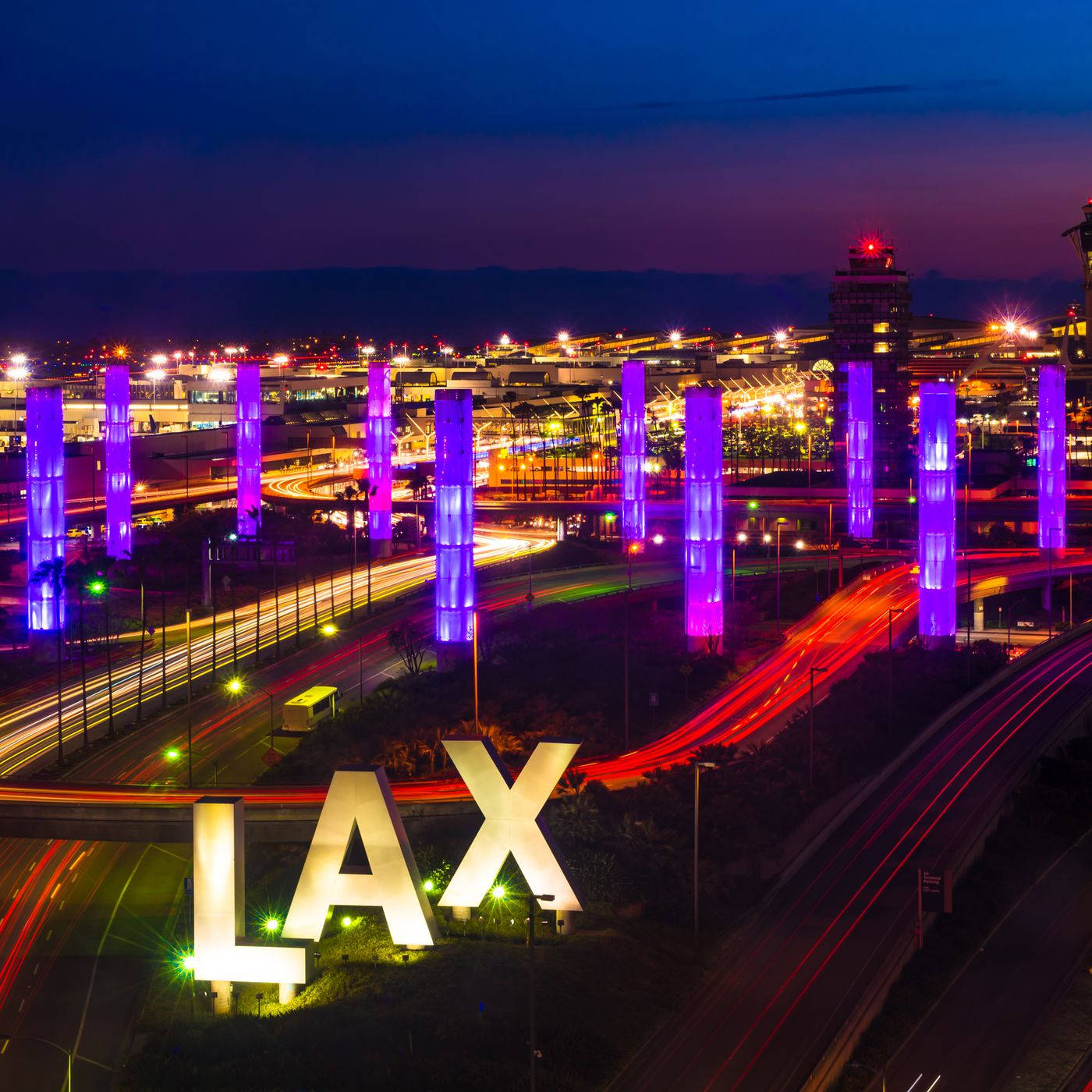 📸 Stunning Views Of Lax Airport At Night