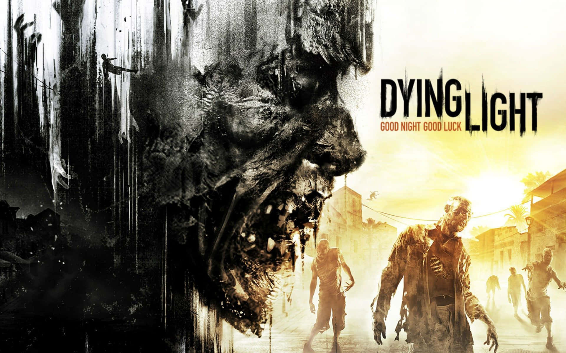 Stunning Visuals Of Dying Light 4k Game Play. Background