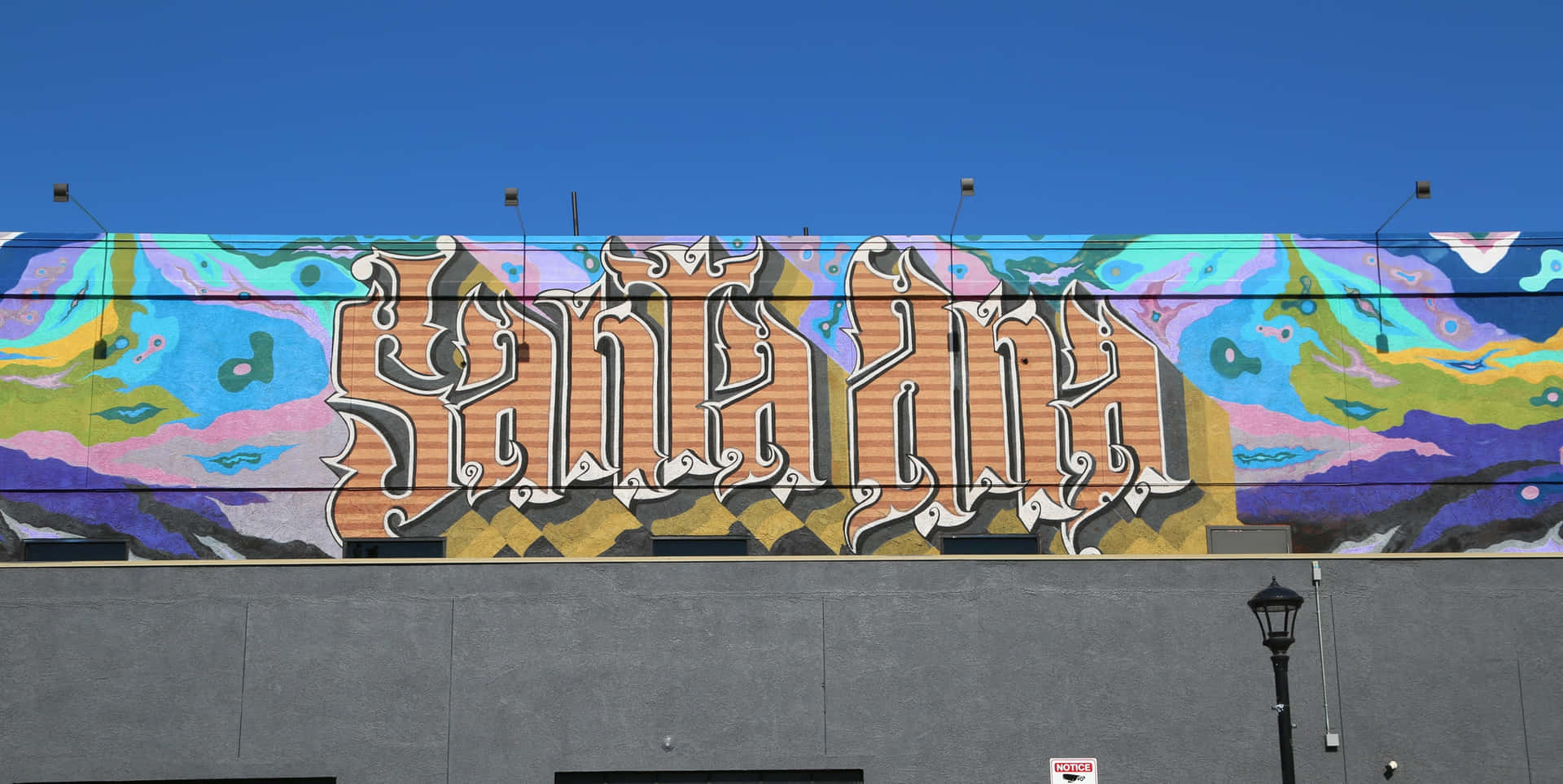 Stunning Wall Art Showcasing The Beauty Of Santa Ana Background