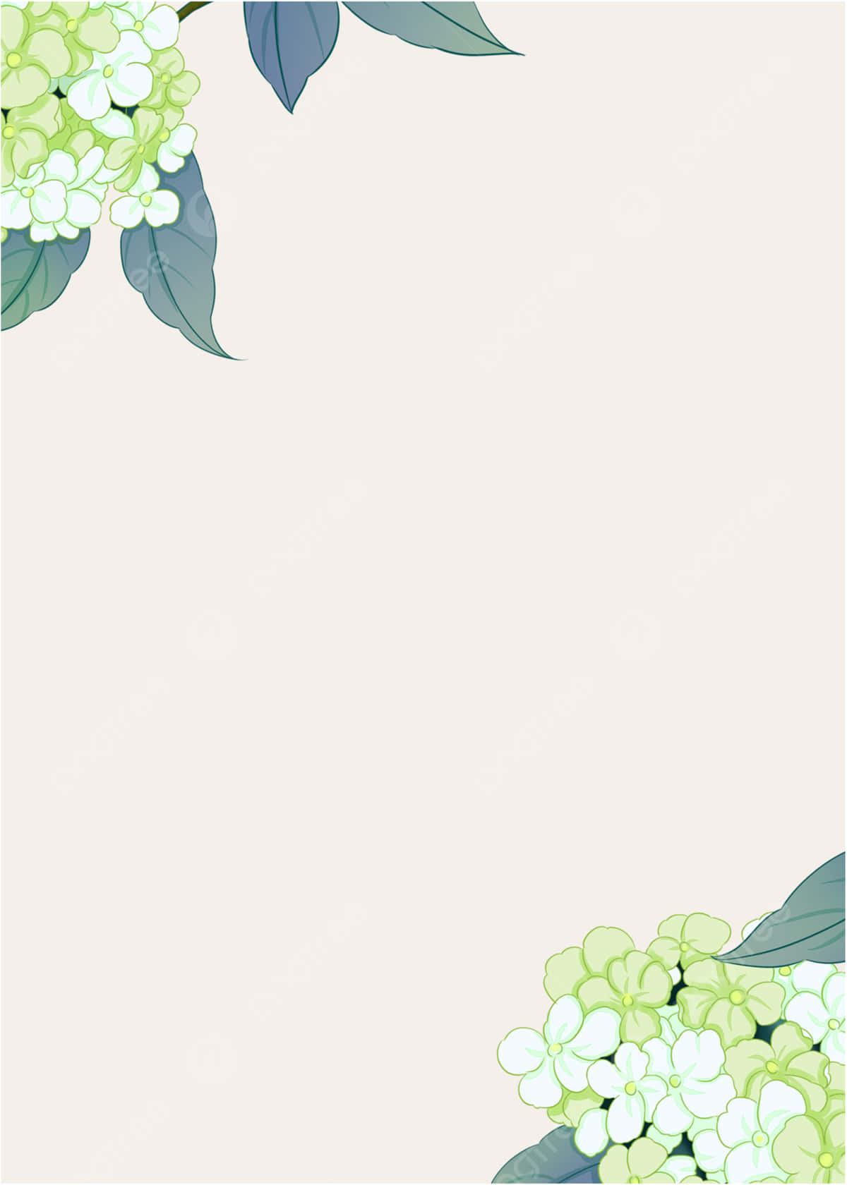 Stunning Watercolor Floral Design Background