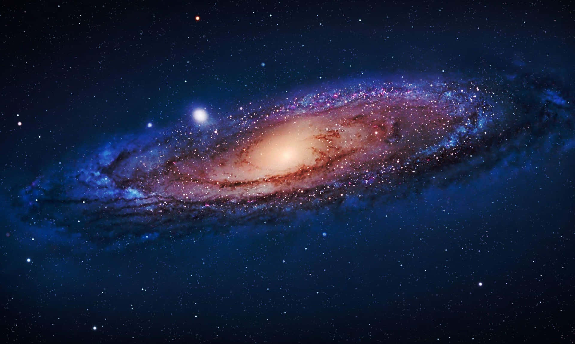 Stunning Whirlpool Galaxy Captured In High Resolution Background