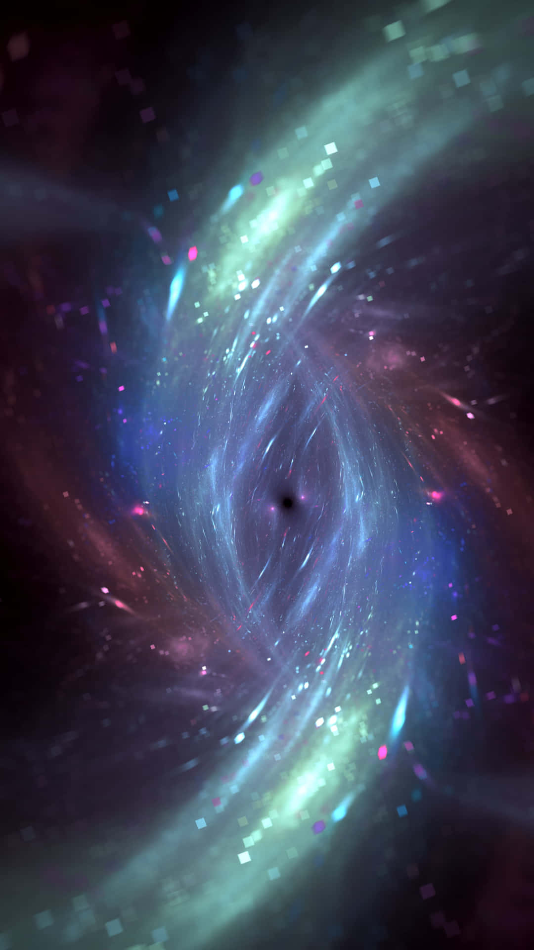 Stunningly Beautiful Neon Galaxy Background