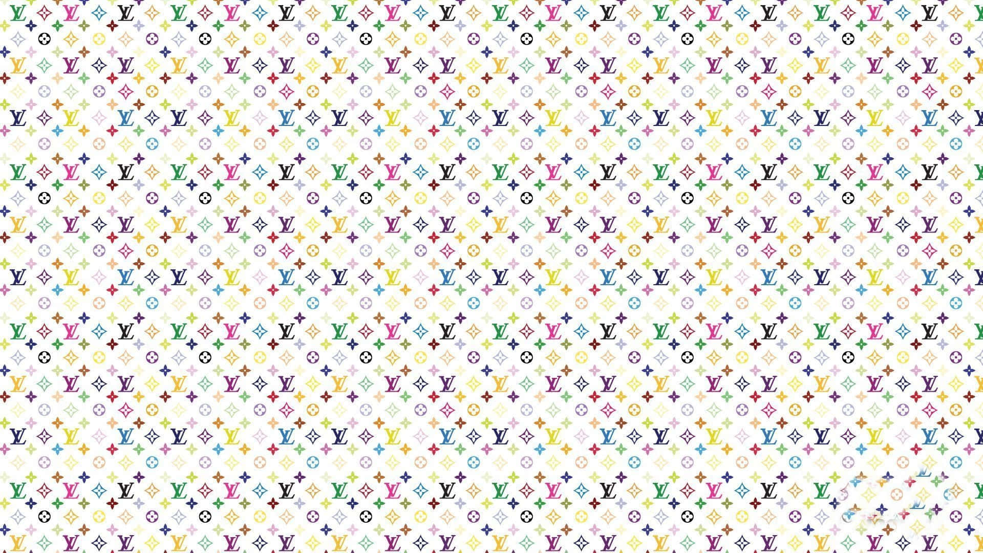 Style And Elegance With Louis Vuitton Print Background