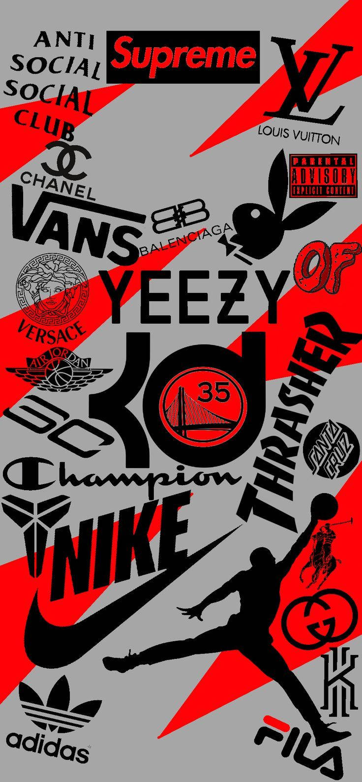 “style Meets Sporty In Nike Graffiti” Background