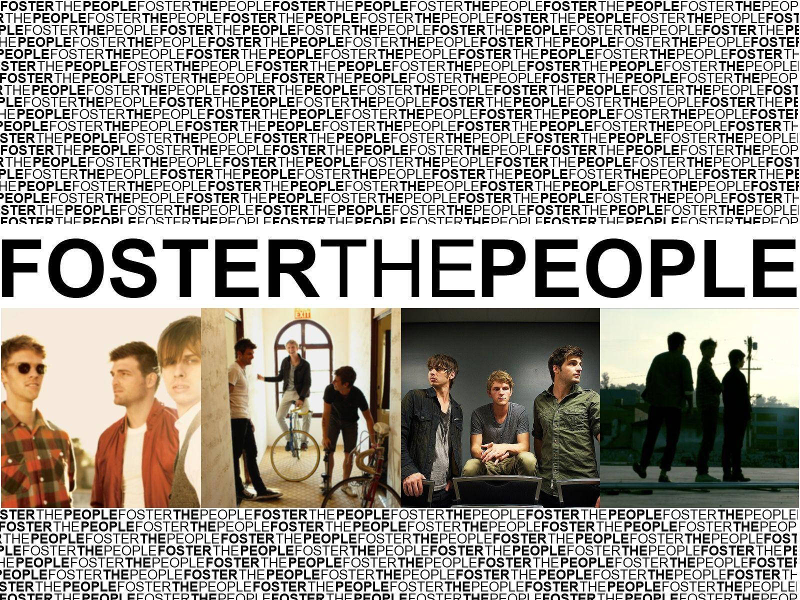 Stylin' Band Poster Of Foster The People Background
