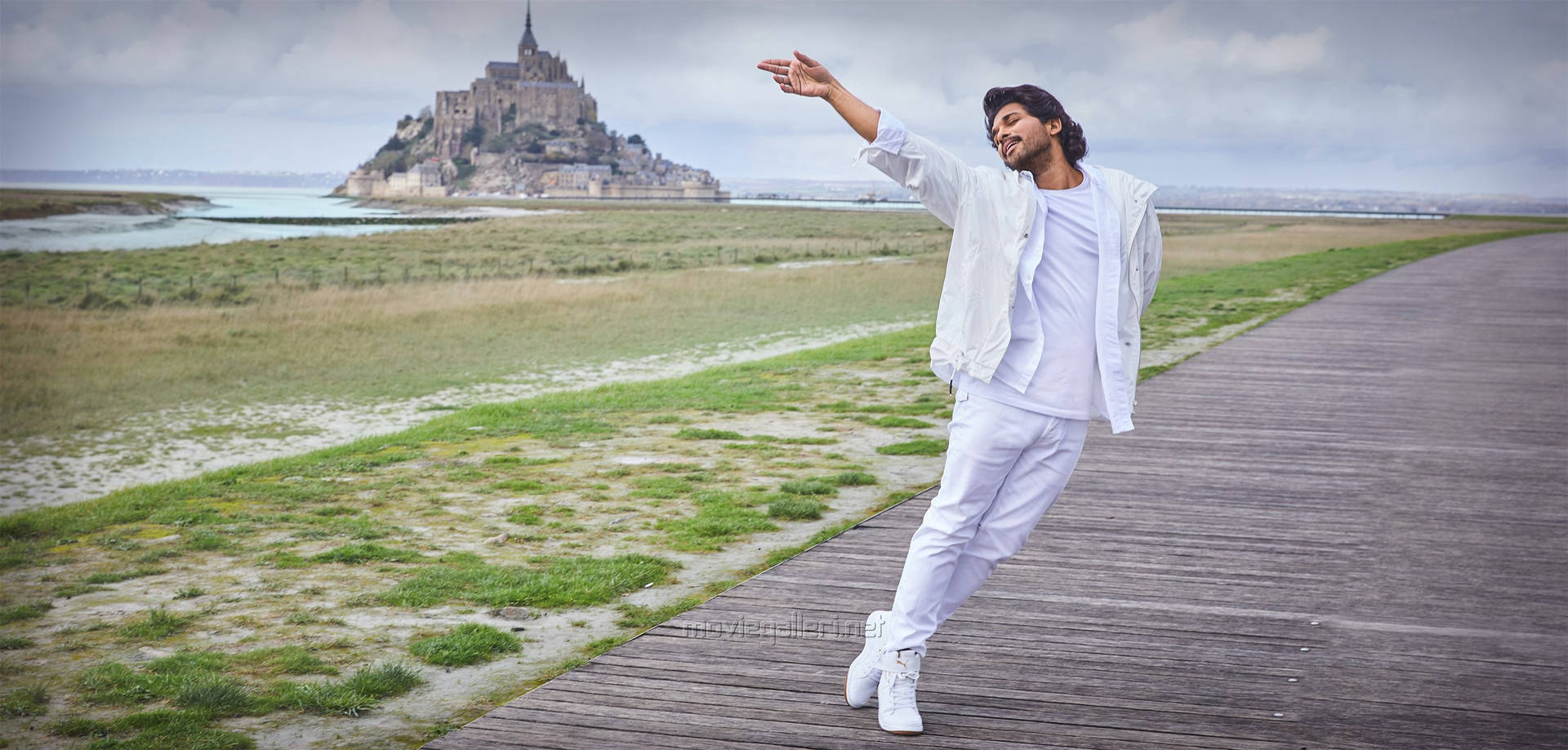 Stylish Bantu In White Outfit From Ala Vaikunthapurramuloo