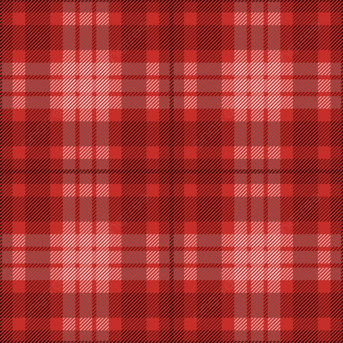 Stylish Black And Red Plaid