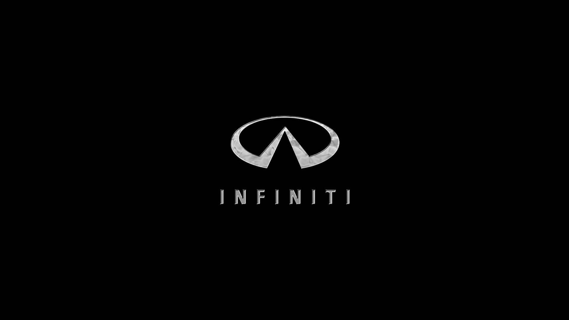 Stylish Black Infiniti Logo Background