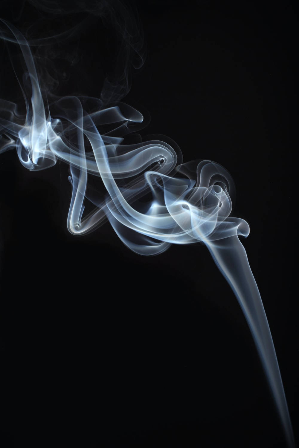 Stylish Black White Smoke Background