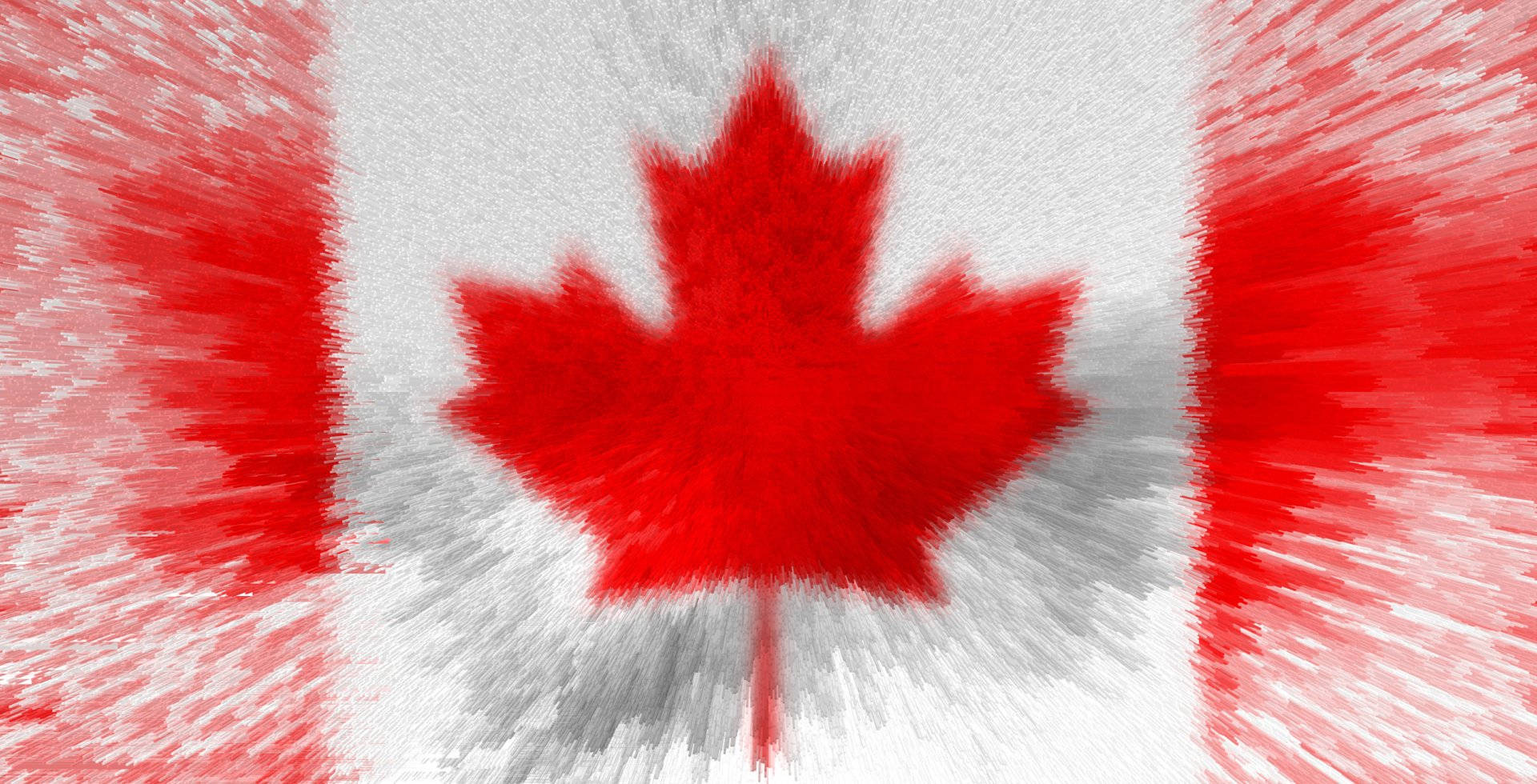 Stylish Canada Flag Background