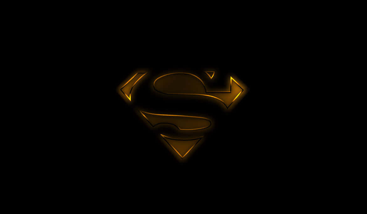 Stylish Desktop With Black And Gold Design Background