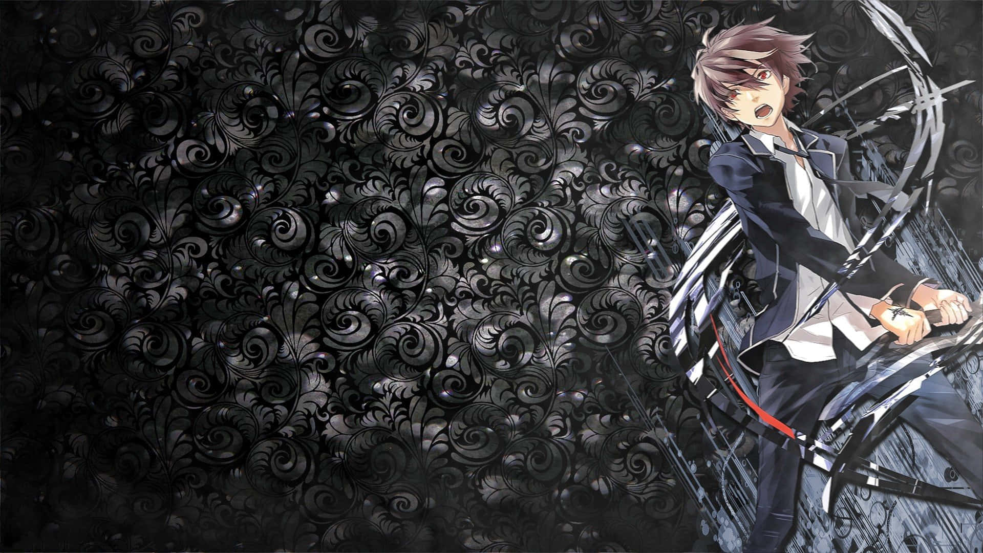 Stylish Emo Anime Boy Background