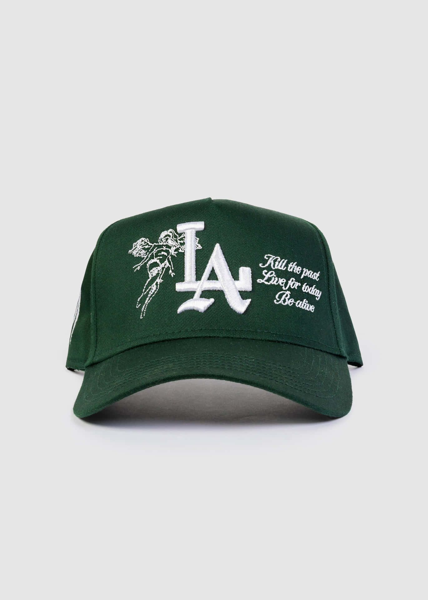 Stylish Fedora Hat On A Wooden Table Background