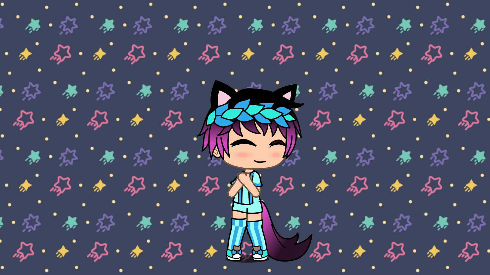 Stylish Gacha Life Boy Background