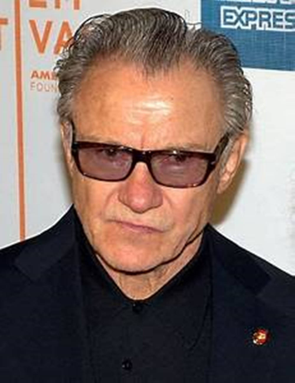 Stylish Harvey Keitel Close Up