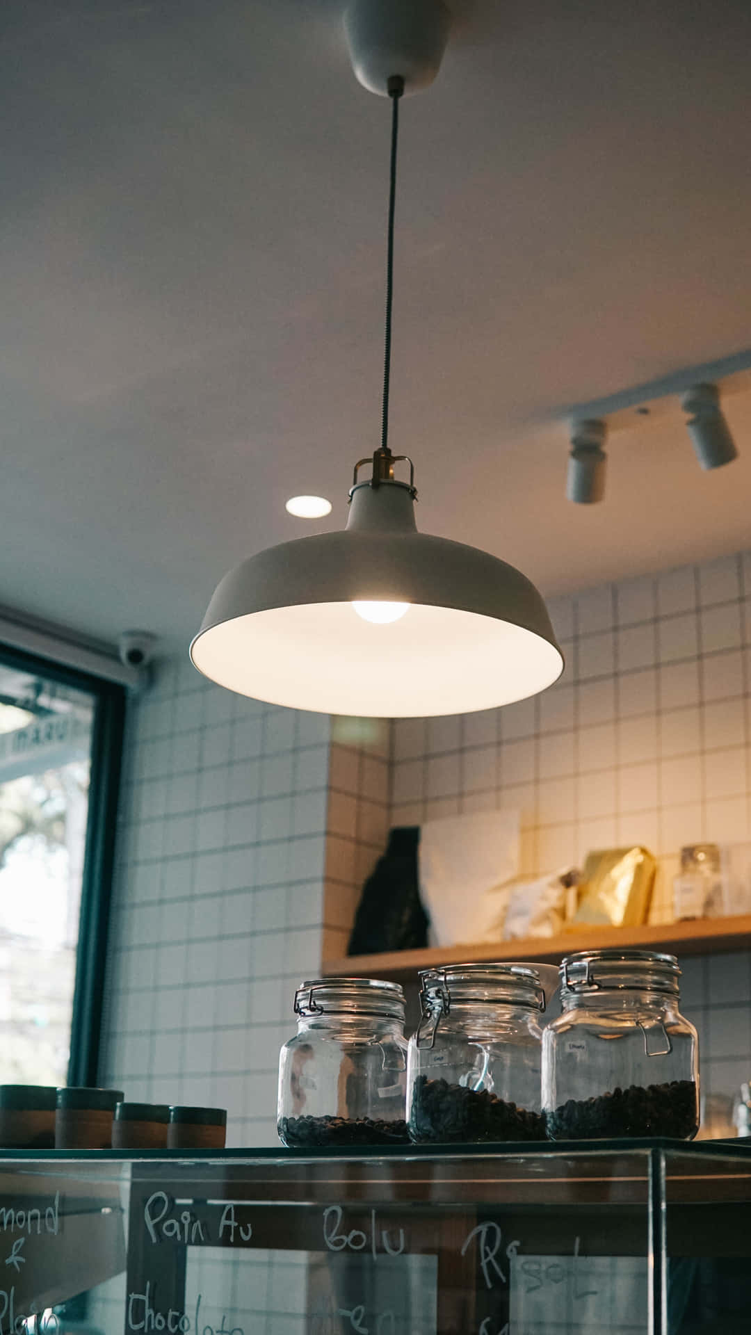 Stylish Lamp On A Neat Background Background