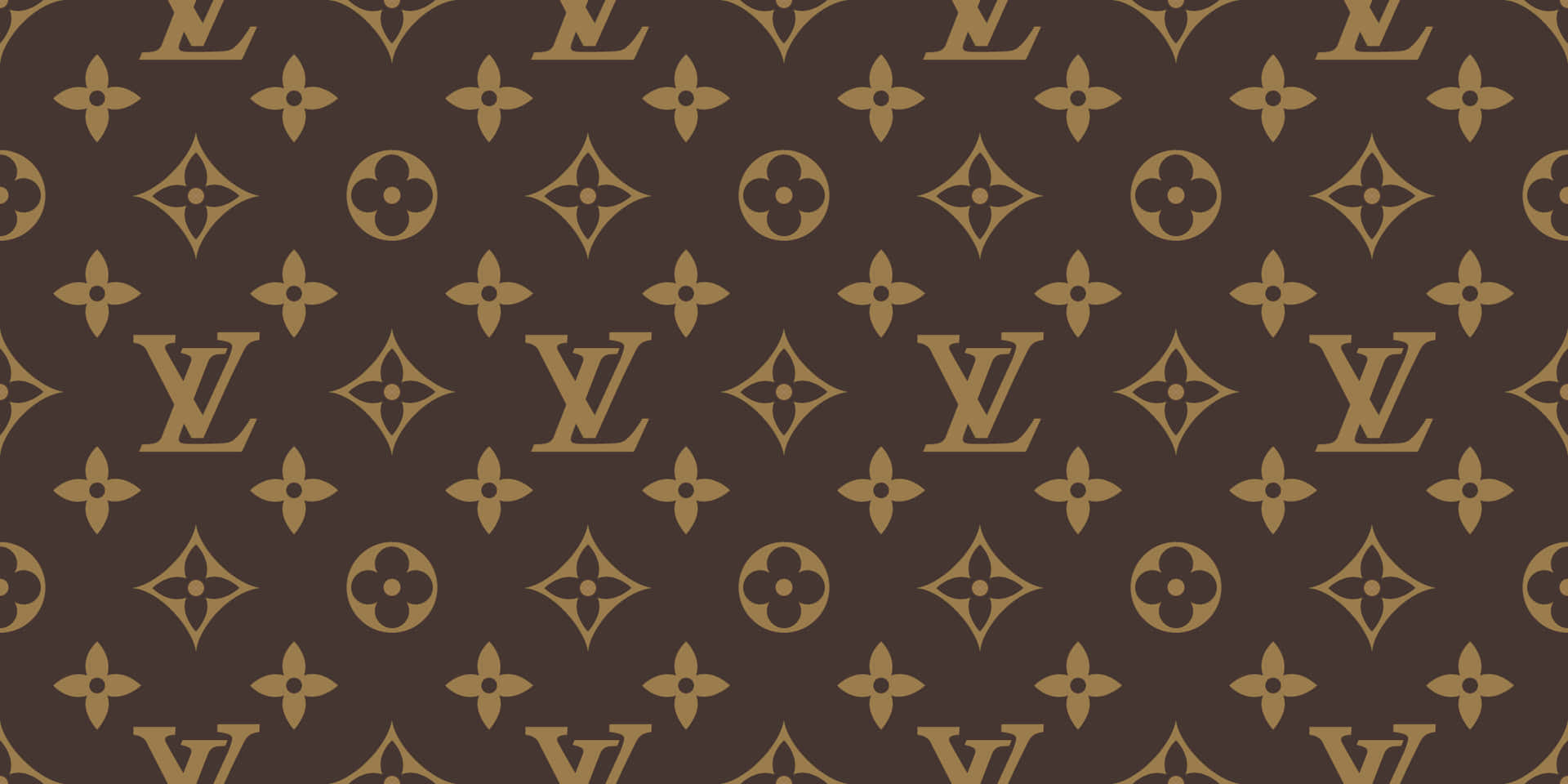 Stylish Louis Vuitton Pattern For Modern Statement Background