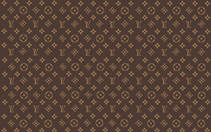 Stylish Louis Vuitton Pattern Background