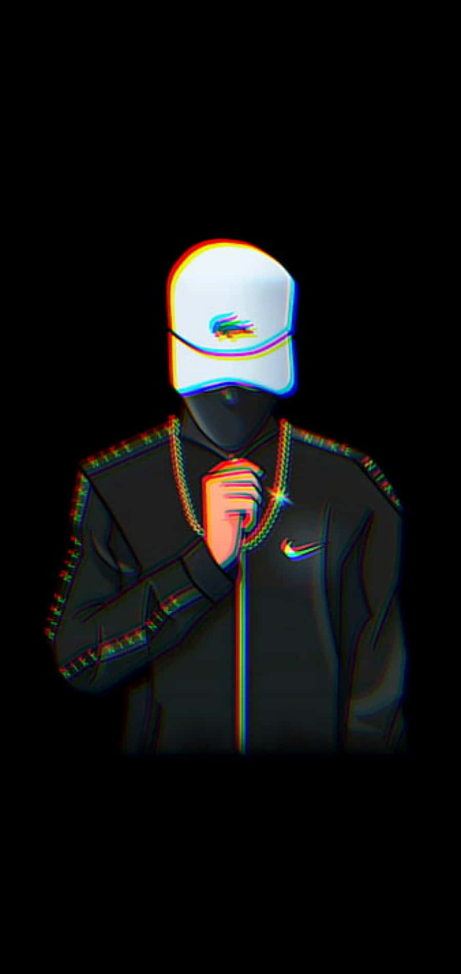 Stylish Man Showcasing Urban Fashion