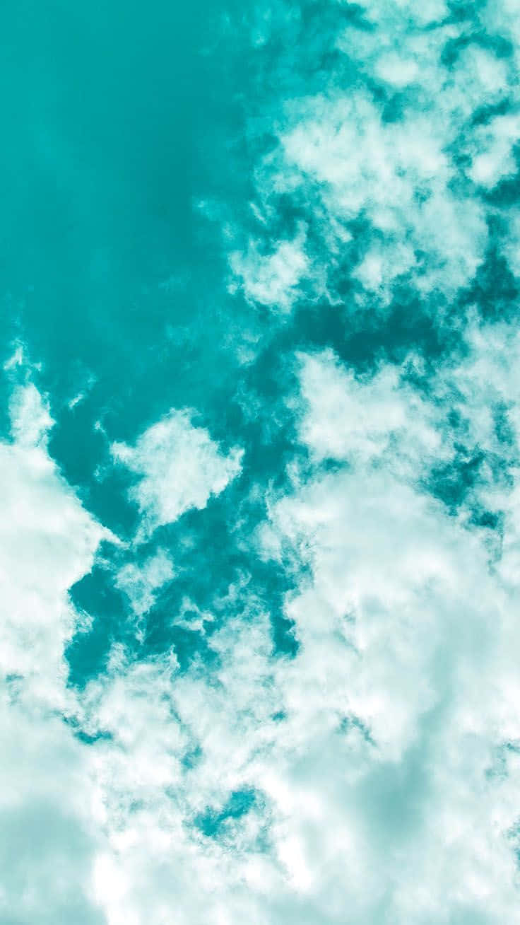 Stylish Turquoise Iphone 6 - Perfect For Tech Lovers Background