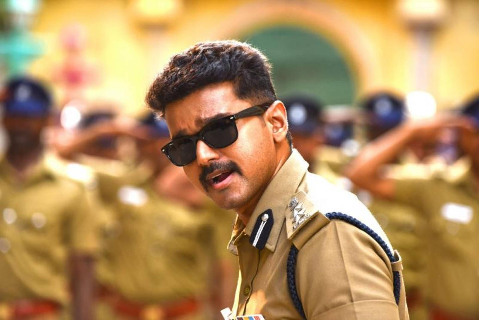 Stylish Vijay In Theri Movie Background