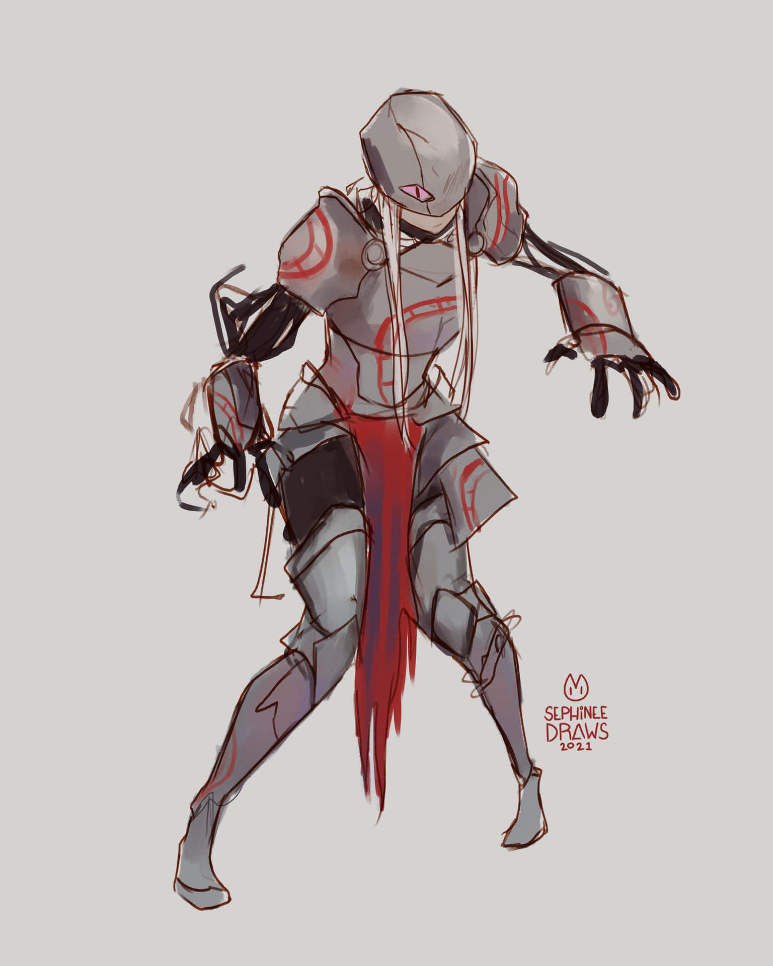 Stylized Knight Artwork2021 Background