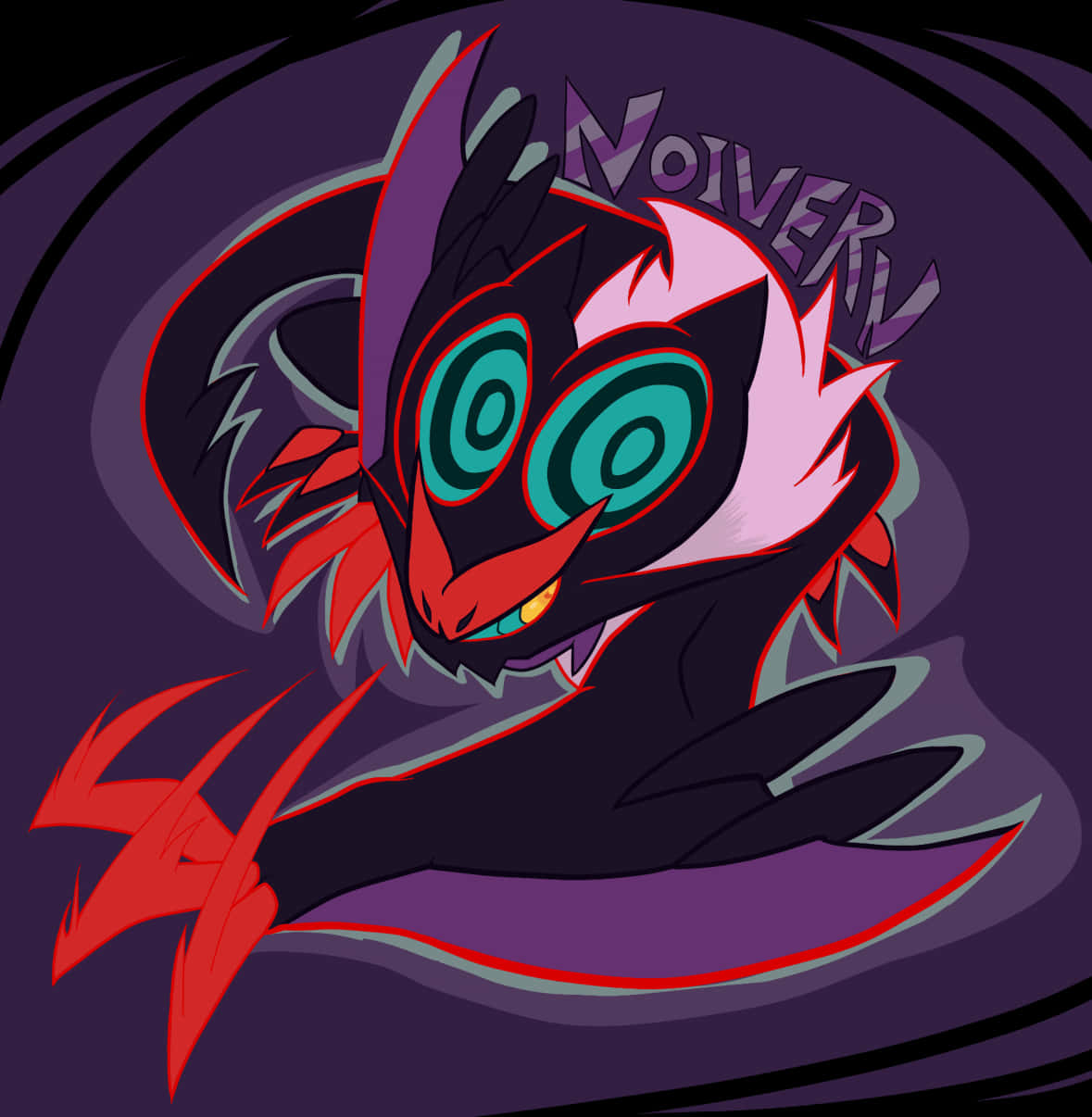 Stylized Noivern Artwork Background