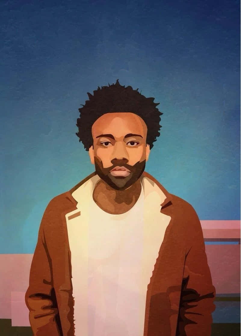 Stylized Portraitof Music Artist