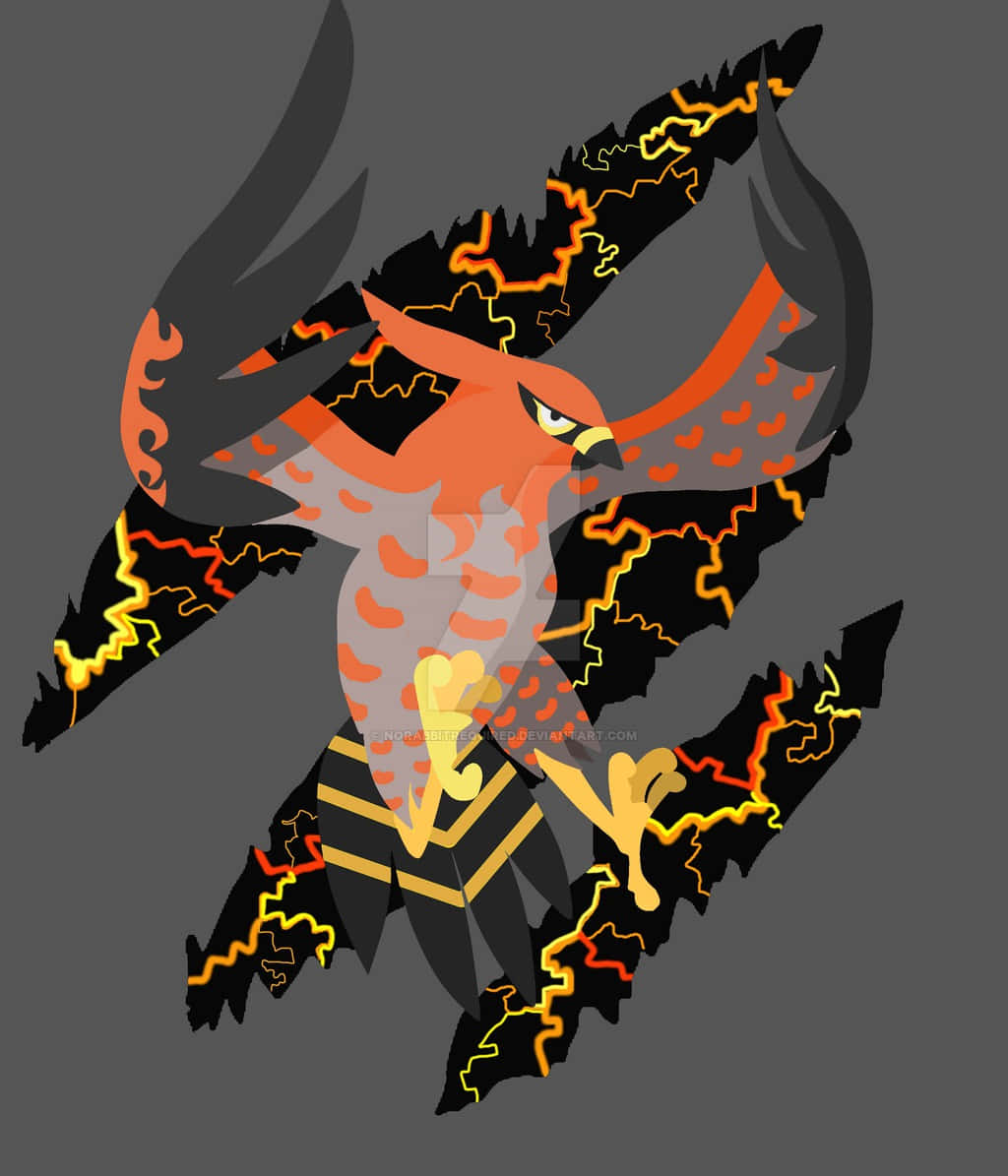 Stylized Talonflame Artwork