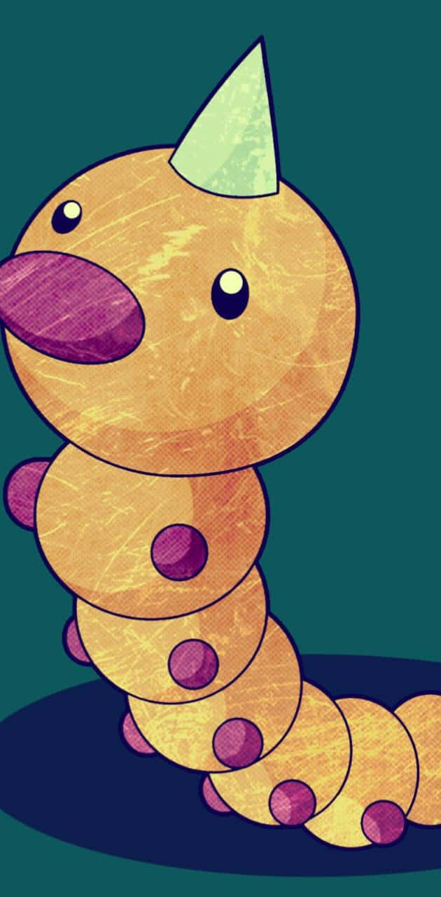 Stylized Weedle Artwork Background