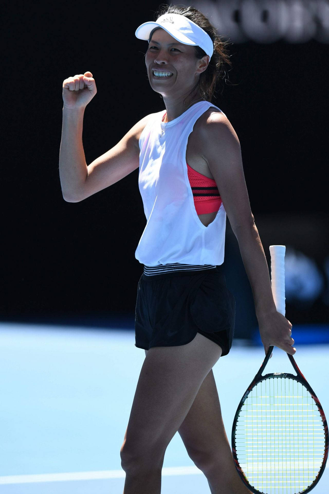 Su-wei Hsieh Holding Up Fist