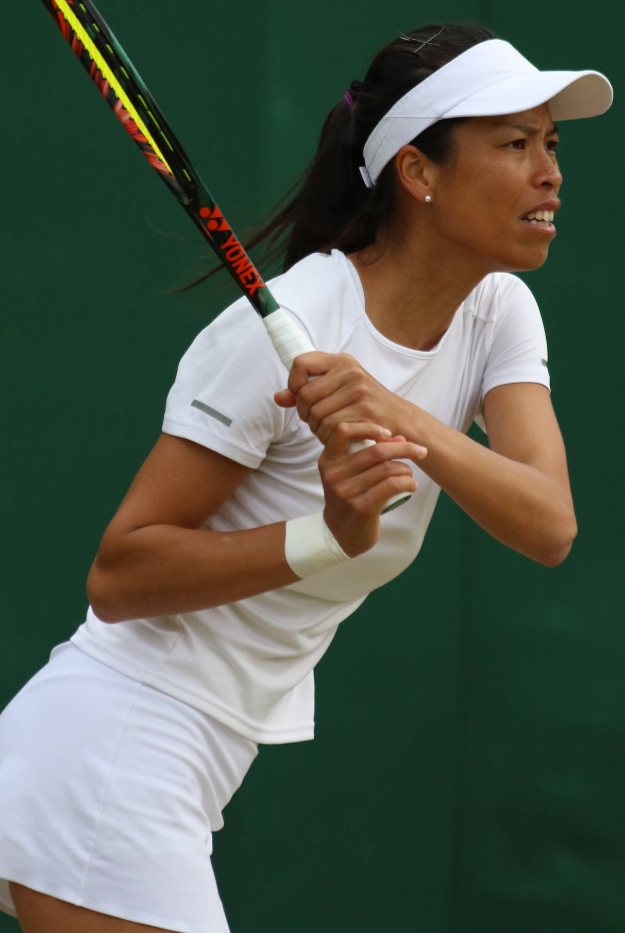 Su-wei Hsieh Raising Her Racket