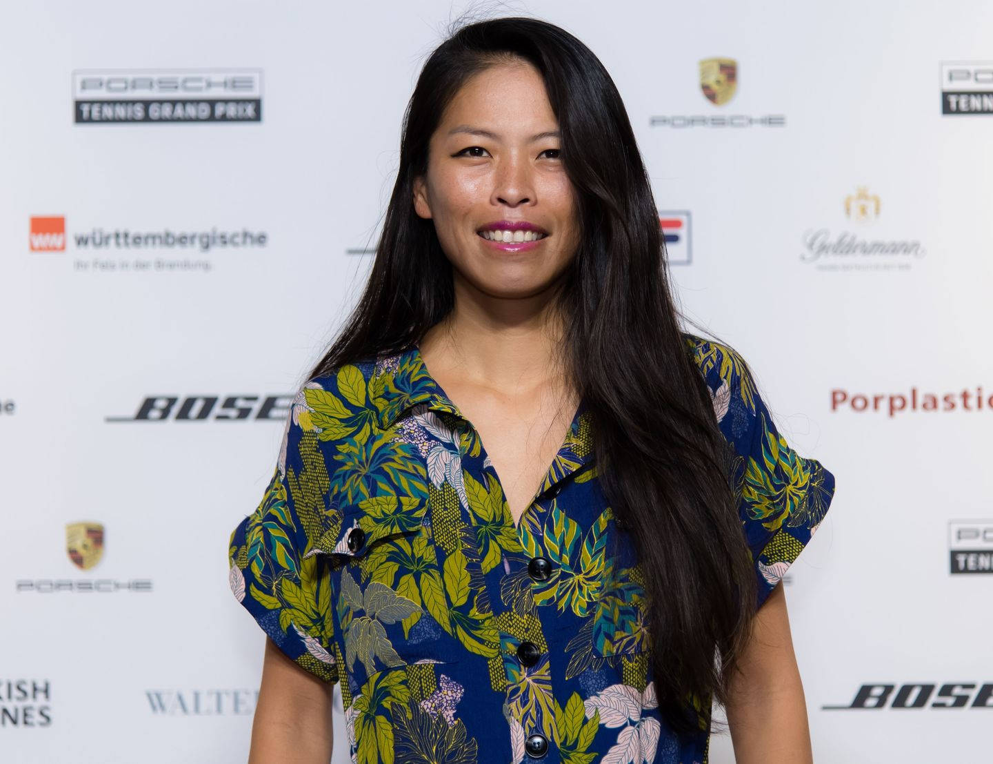 Su-wei Hsieh Wearing Tropical Shirt