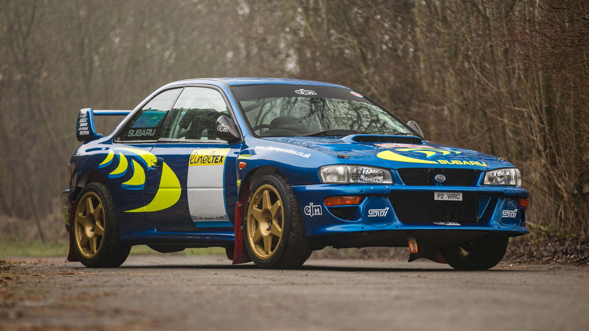 Subaru Impreza W R C Rally Car Background