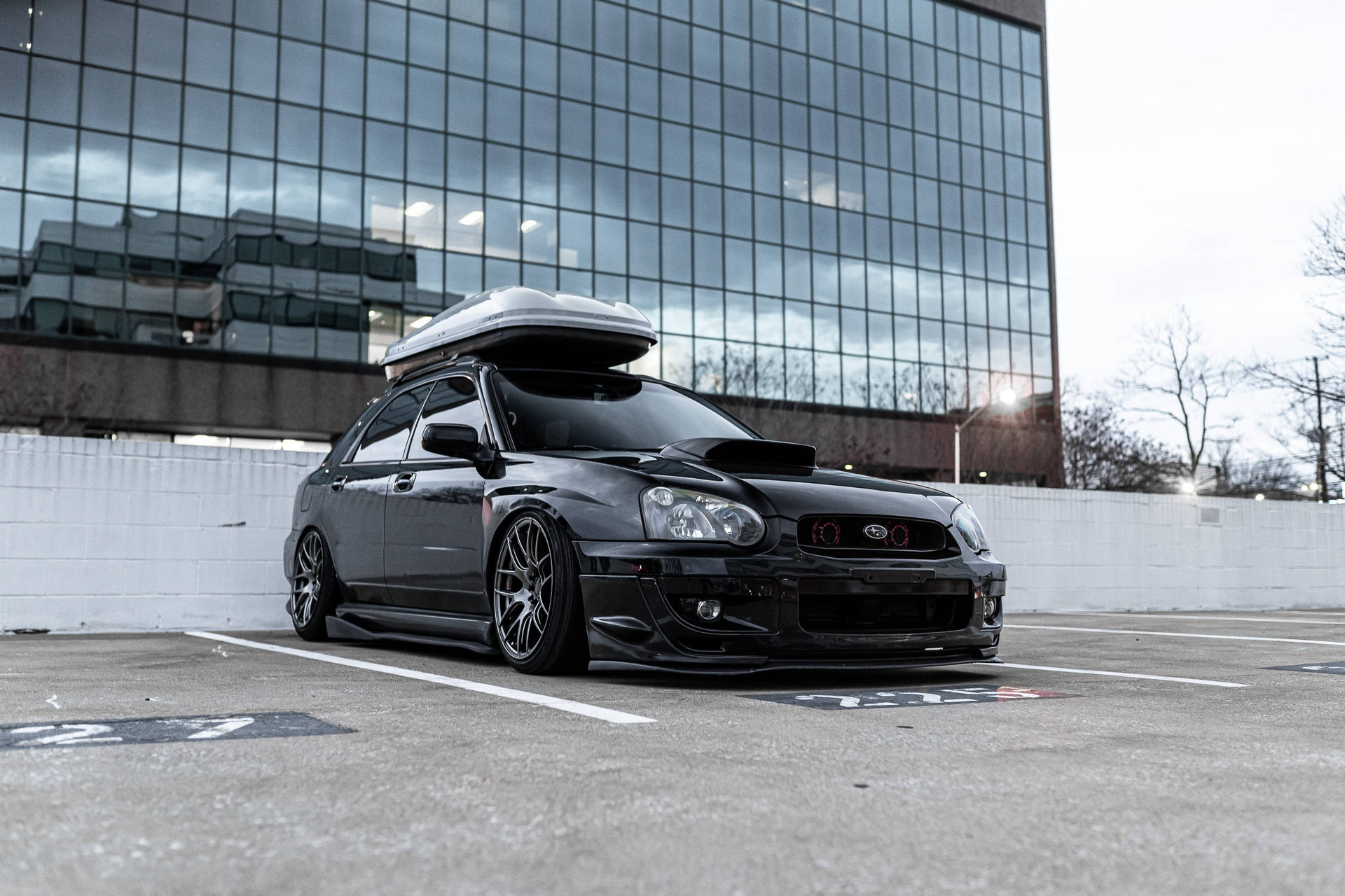 Subaru Impreza Wrx Black Sports Cars Background