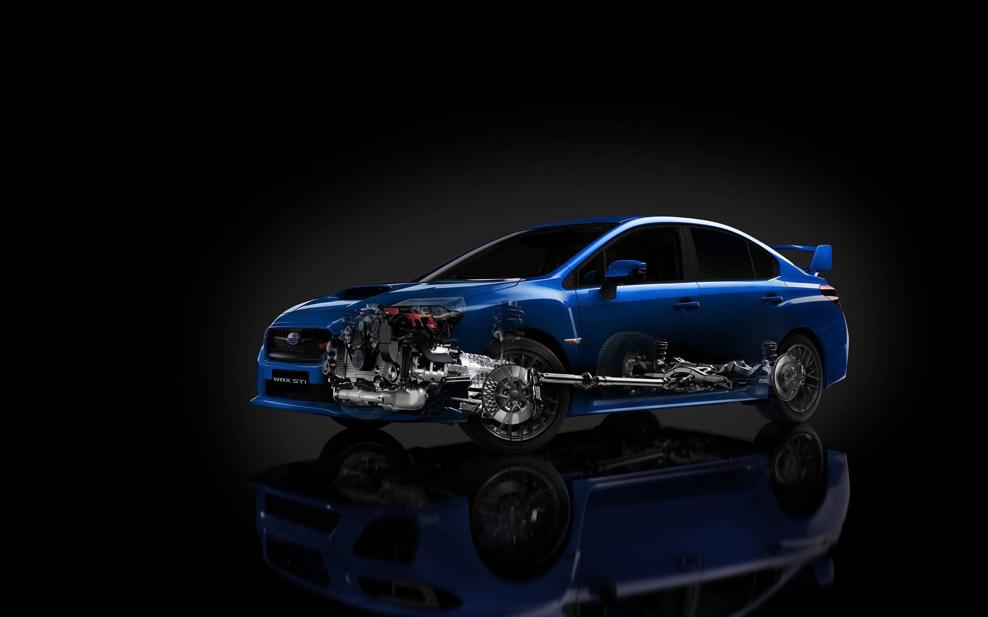 Subaru Impreza X-ray Parts Background
