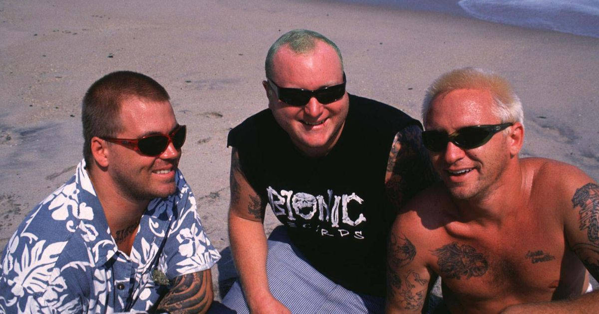 Sublime Band On The Beach Background