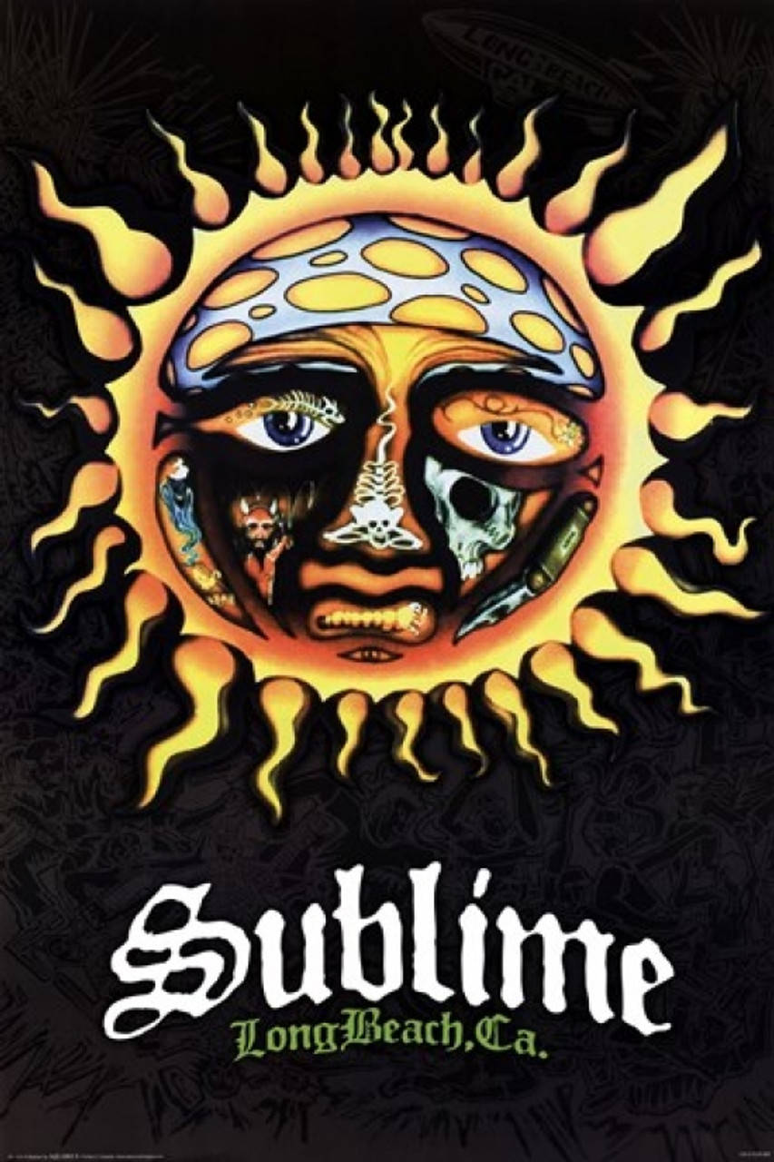 Sublime Logo On Textured Black Background Background