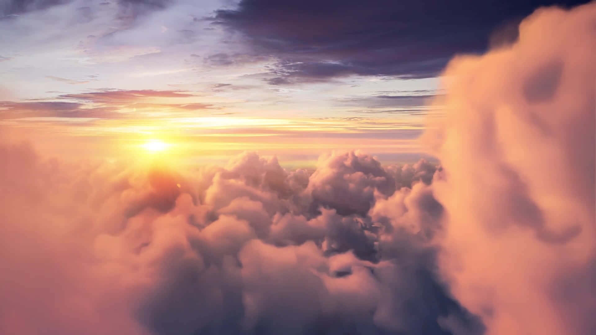 Sublime Nature View From Above Background