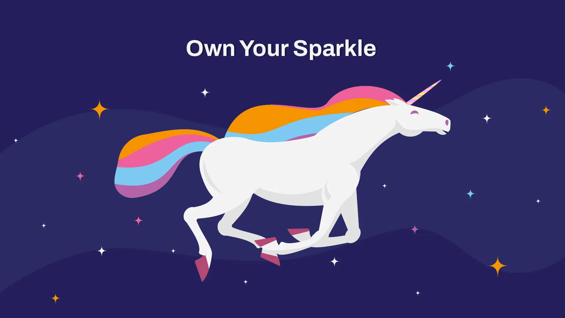 Sublime Vector Art Galaxy Unicorn Background