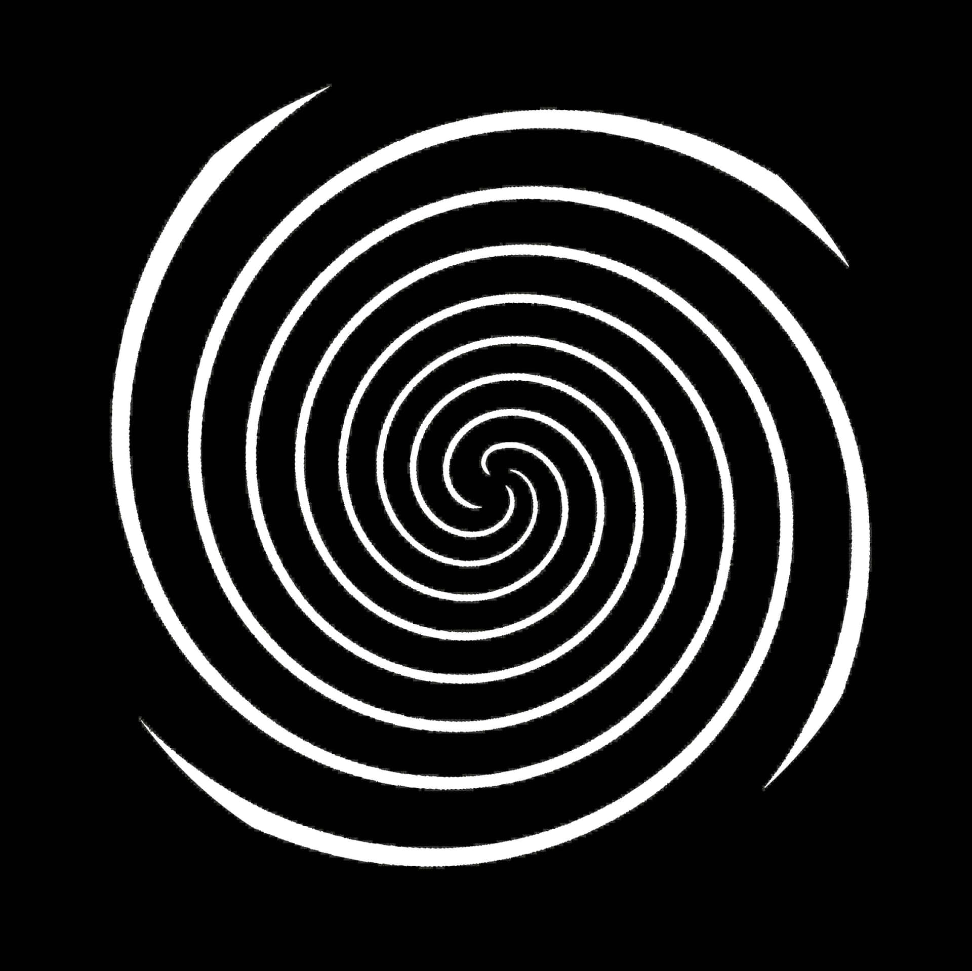 Subliminal Idea Through Spirals Background