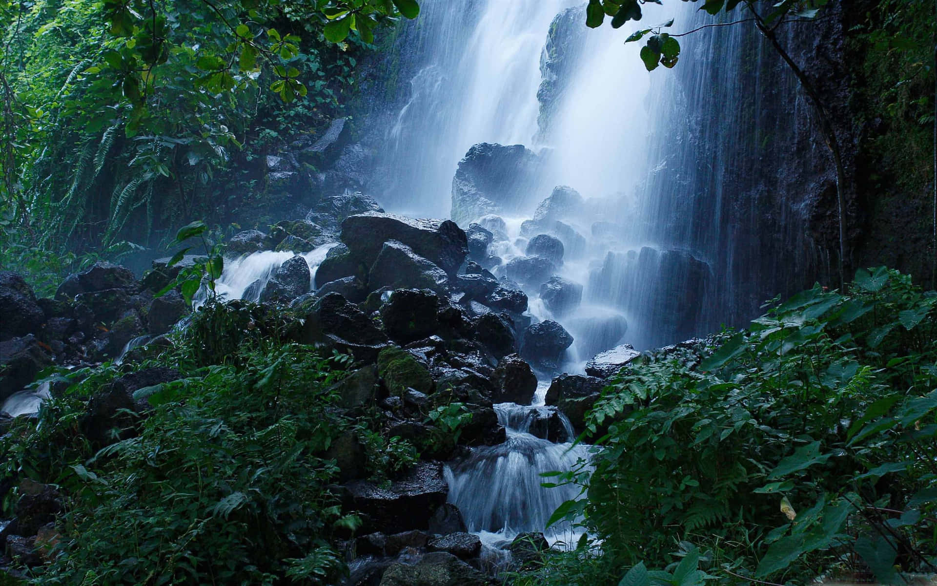 Subliminal Waterfall Background
