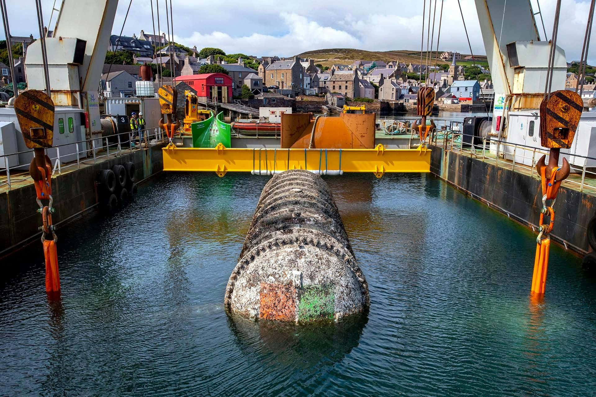 Submarine Cable Recovery Operation Background
