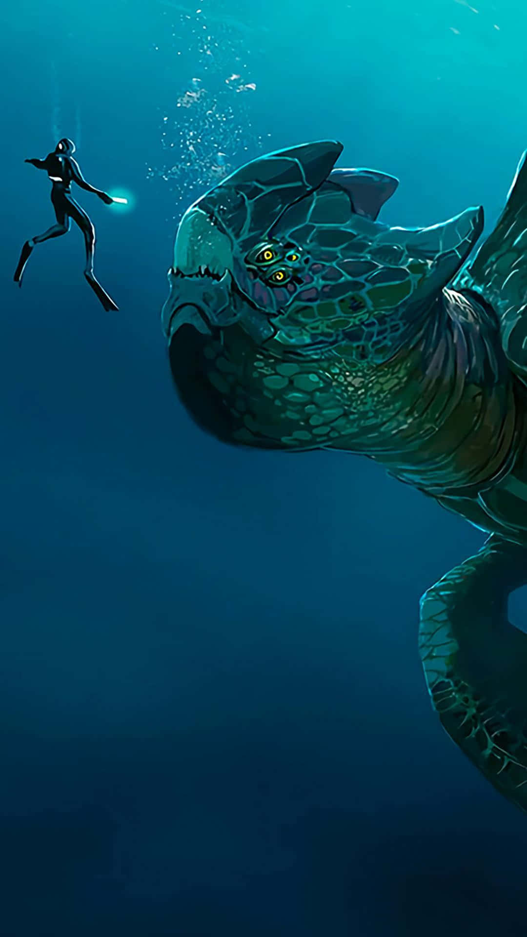 Subnautica 4k: Explore The Ocean Depths. Background